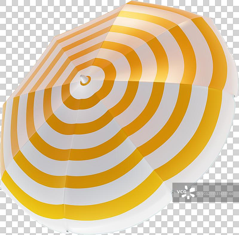 逼真的细致3D沙滩伞图片素材