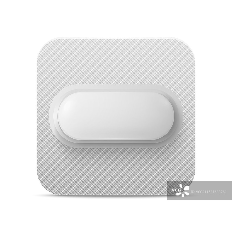 逼真的白色药用医药丸图片素材