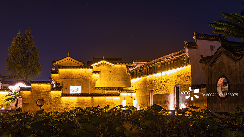 徽州呈坎古村风光图片素材