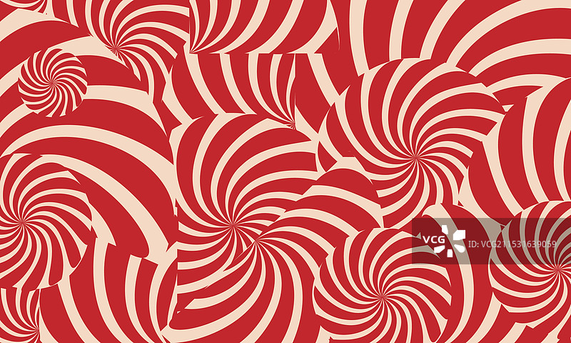 抽象的未来主义红白条纹螺旋图片素材