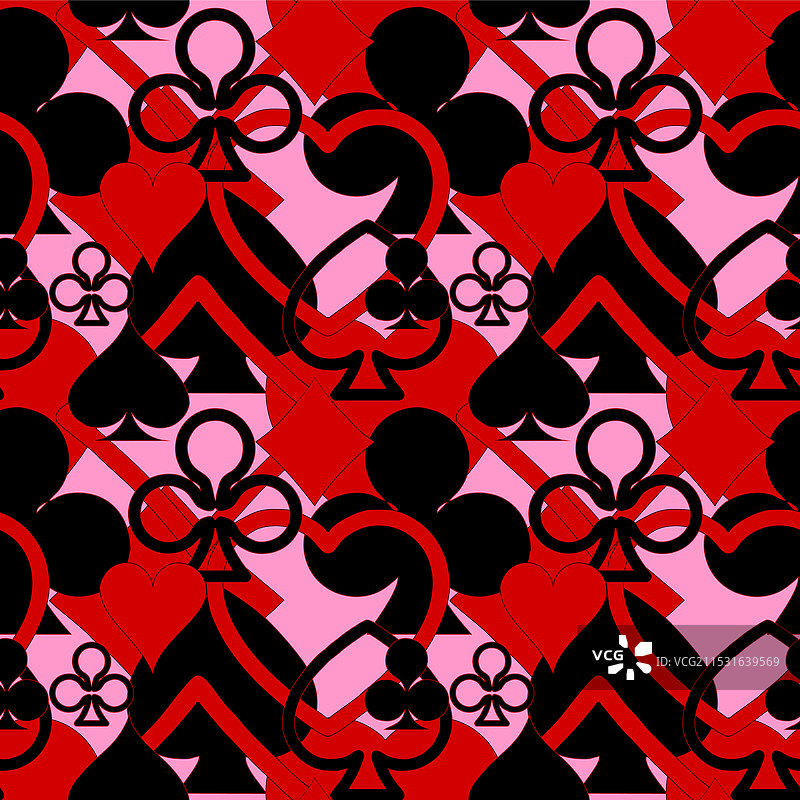 抽象的黑色和红色无缝图案图片素材