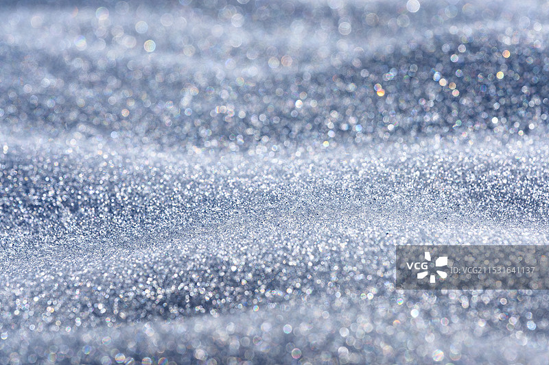 冬季纯净背景雪粒特写图片素材