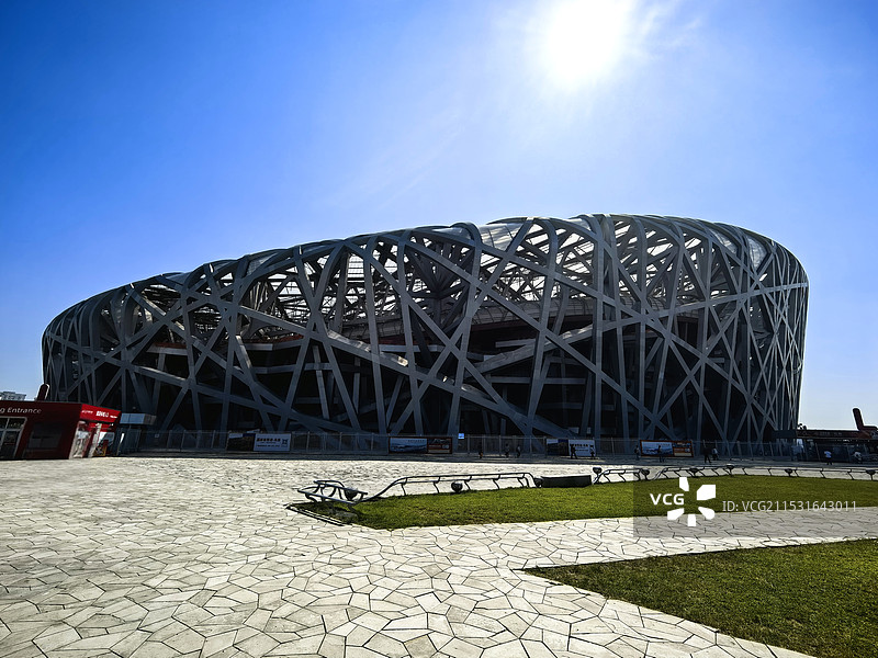 北京鸟巢国家体育场图片素材