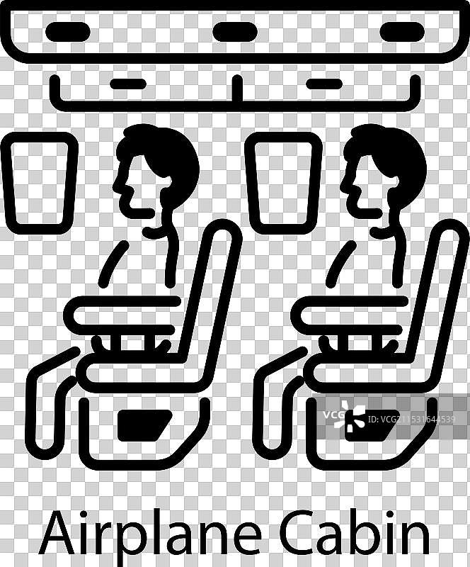 飞机客舱图片素材