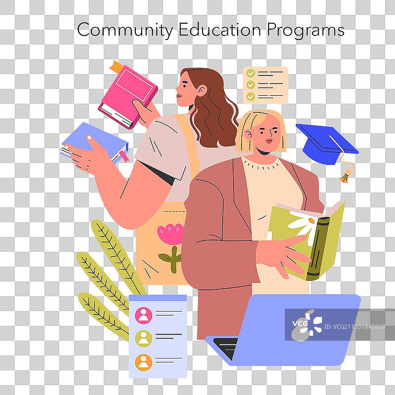 知识共享平面图图片素材