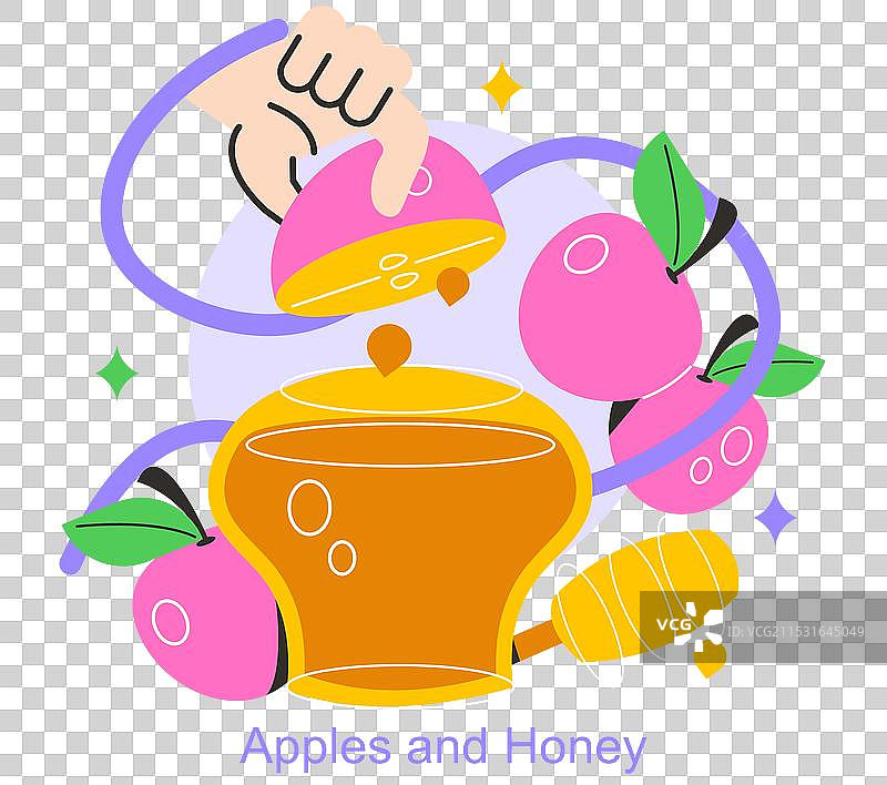 犹太新年平面设计图片素材