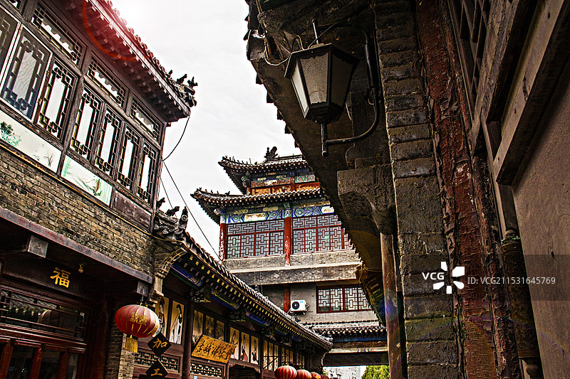 淄博周村古商城图片素材