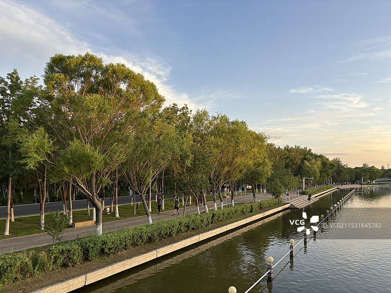 克拉玛依河景区图片素材