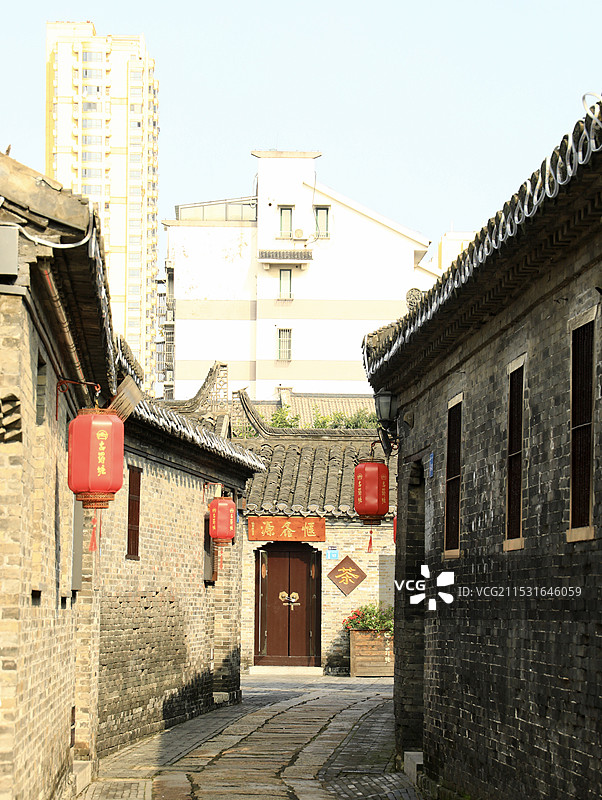 泰州姜堰市古罗塘旅游文化景区图片素材