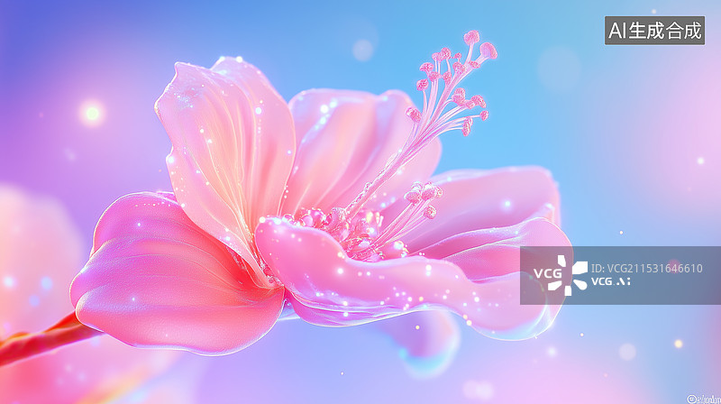 【AI数字艺术】紫薇花特写图片素材