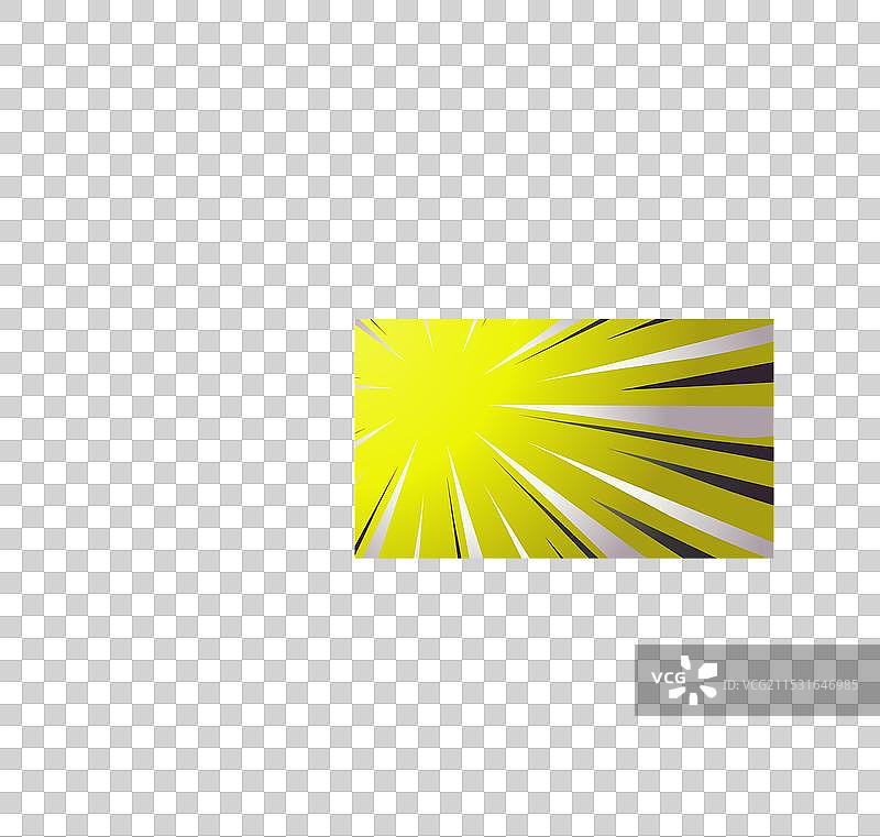 黄色背景的漫画，非常适合用于图片素材