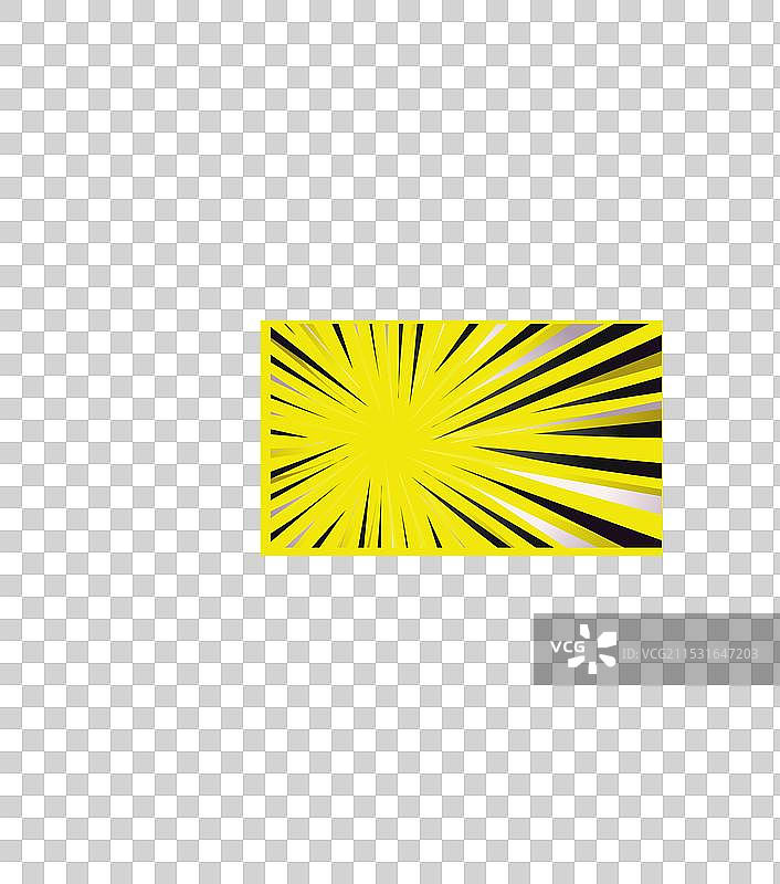 一个黄色背景，带有漫画主题，完美无瑕图片素材