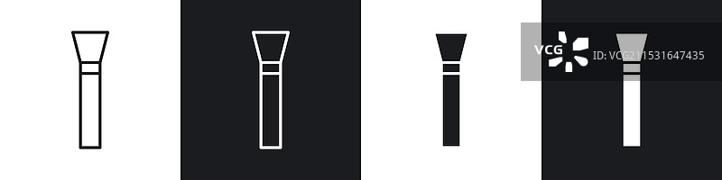 化妆刷图标图片素材