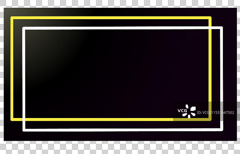 黑色抽象背景，带有黄色和白色元素图片素材