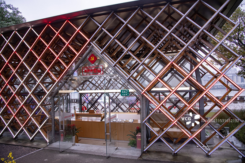 上海杨浦滨江党群服务站杨树浦驿站图片素材