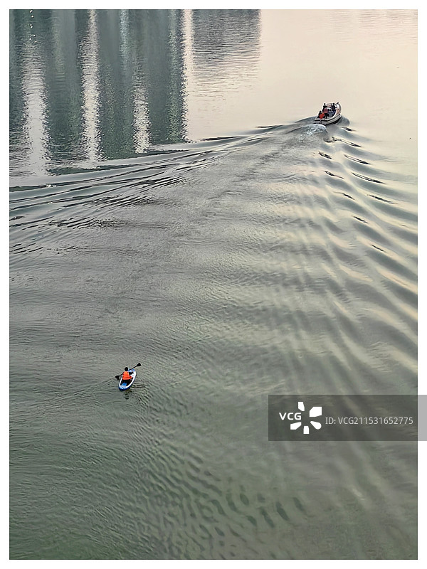 邕江，你是被冬天开除了吗？图片素材