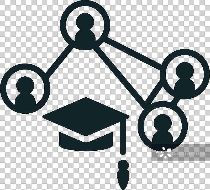 在线教育概念图标图片素材