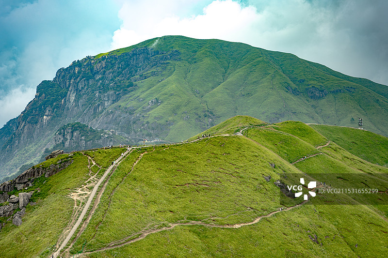 萍乡武功山风景名胜区图片素材