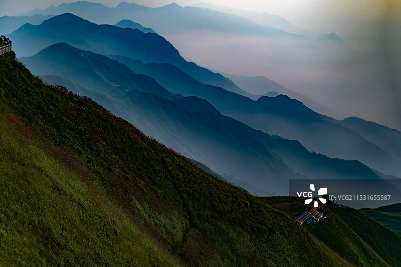萍乡武功山风景名胜区图片素材