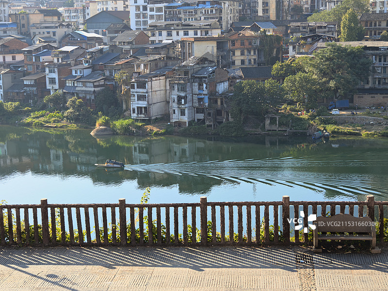 广西三江城市群图片素材