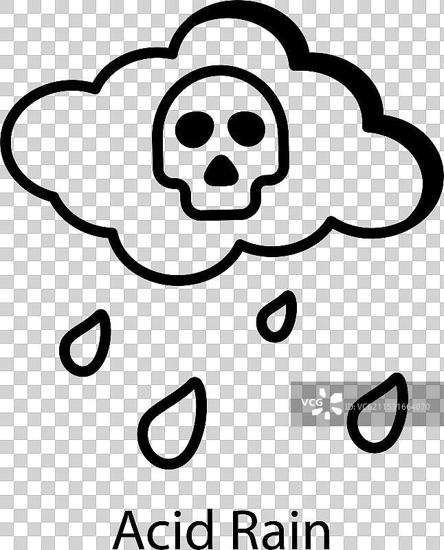 酸雨图片素材