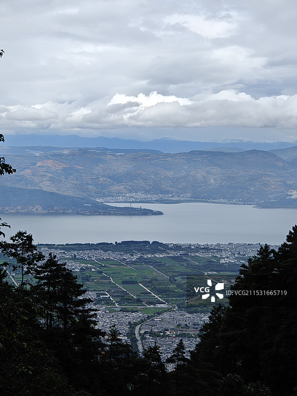 俯瞰大理图片素材