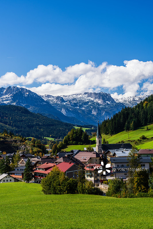 戈绍阿尔卑斯山图片素材