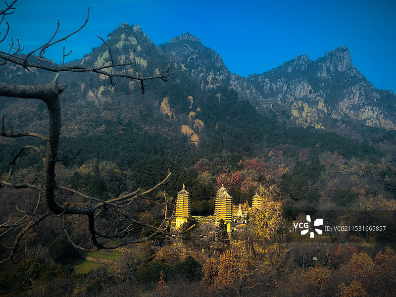 北京银山塔林图片素材