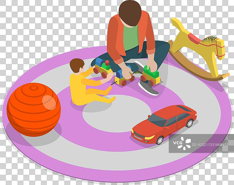 3D等距平面地毯图示图片素材