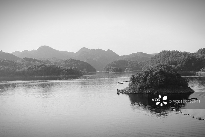 泼墨山水画图片素材