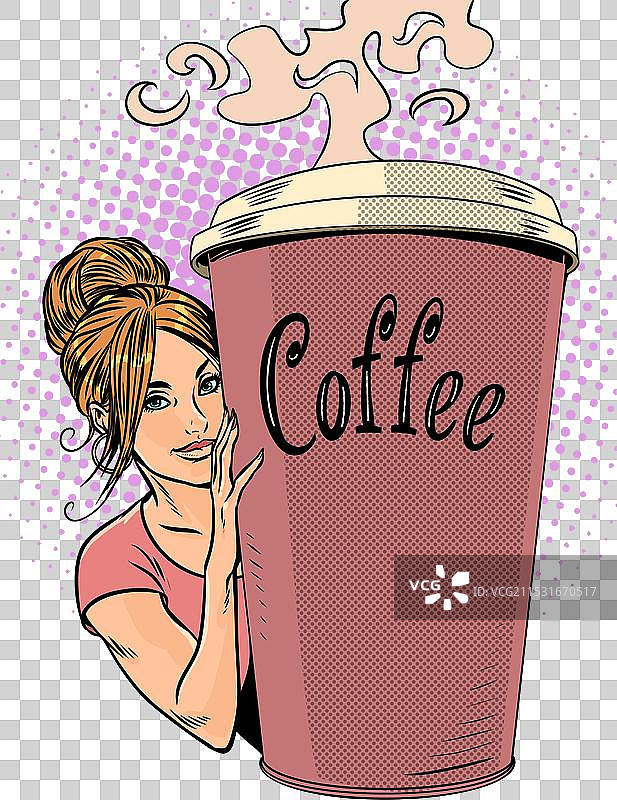 咖啡店的季节性优惠活动图片素材