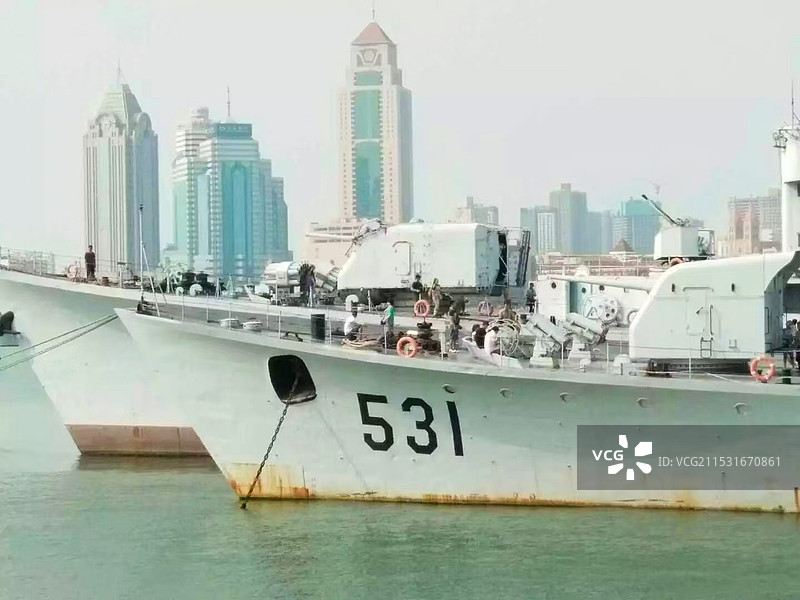 青岛中国海军博物馆图片素材
