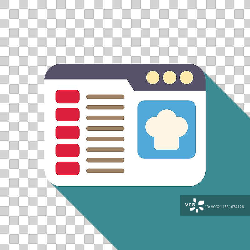 现代扁平化设计的在线平台图片素材