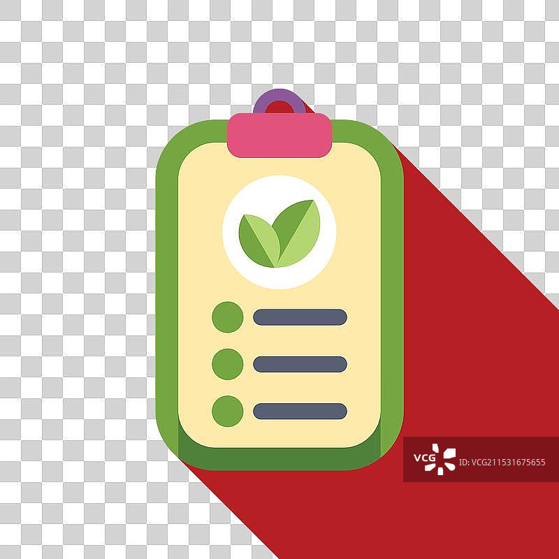 显示可持续发展目标的绿色剪贴板图片素材