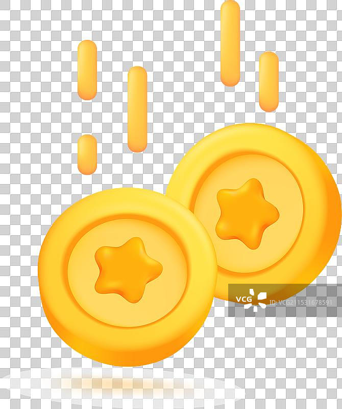 3D黄金硬币投资与储蓄理念现金图片素材