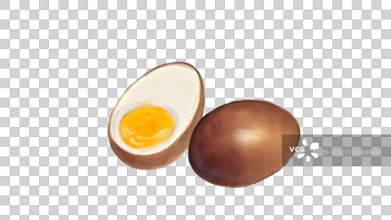 中国风国风水墨风上海特色小吃五香茶叶蛋插画健康特色美食年俗美味二十四节气插画图片素材