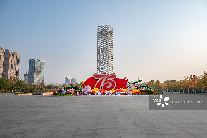 天津文化中心市民广场图片素材