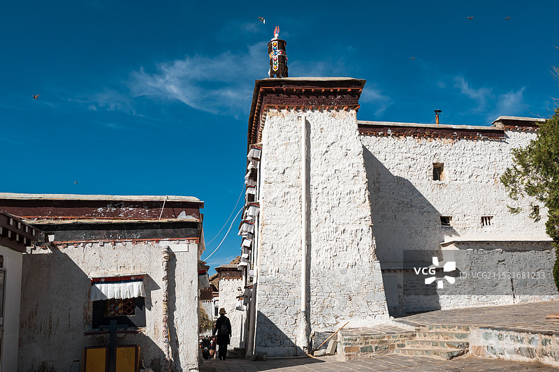 西藏日喀则地区扎什伦布寺图片素材