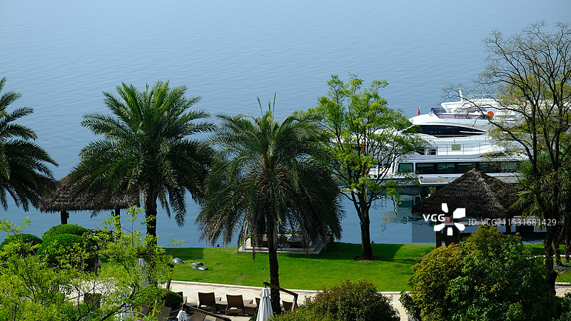 杭州千岛湖森林氧吧图片素材