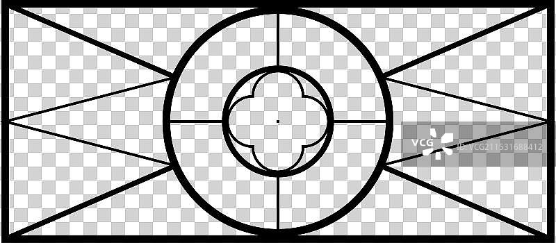 教堂彩色玻璃窗边框轮廓图片素材