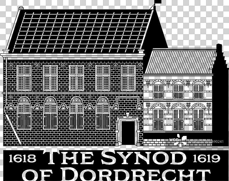 1618年多特会议：阿米念派与加尔文派的对立图片素材