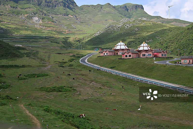 六盘水市钟山韭菜坪图片素材