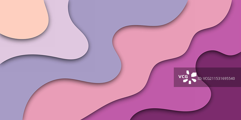 彩色波浪线的抽象3D背景图片素材