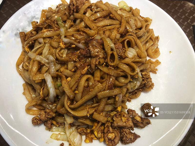 传统湖南炒粉图片素材