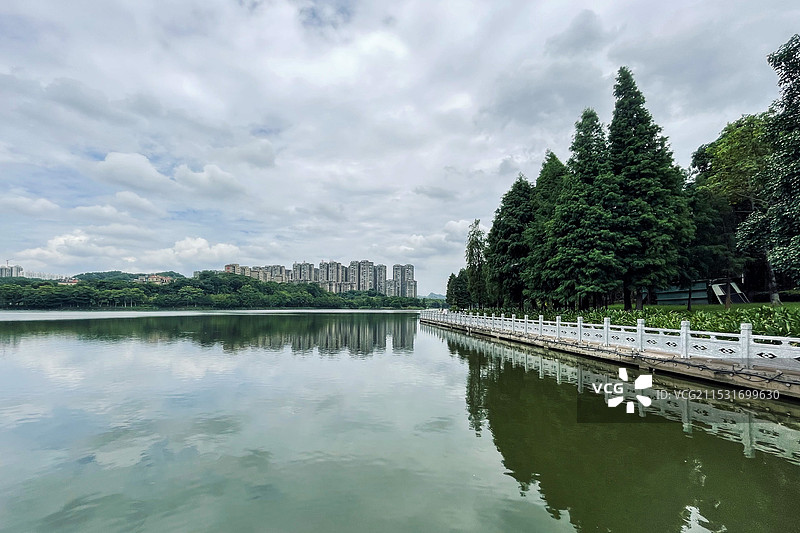 梧州市玫瑰湖公园图片素材