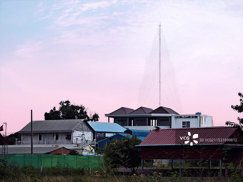 柬埔寨首都金边风景旅拍柬埔寨首都金边图片素材