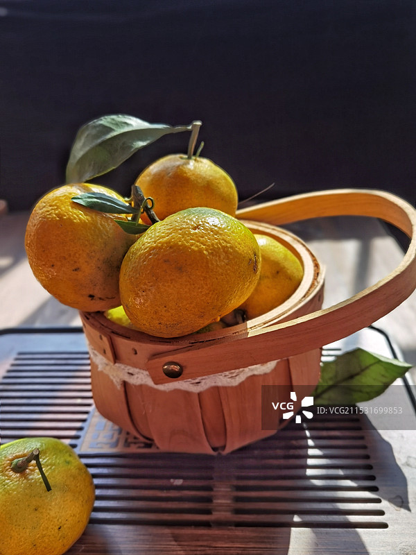 静物水果～上海本地产的桔子图片素材