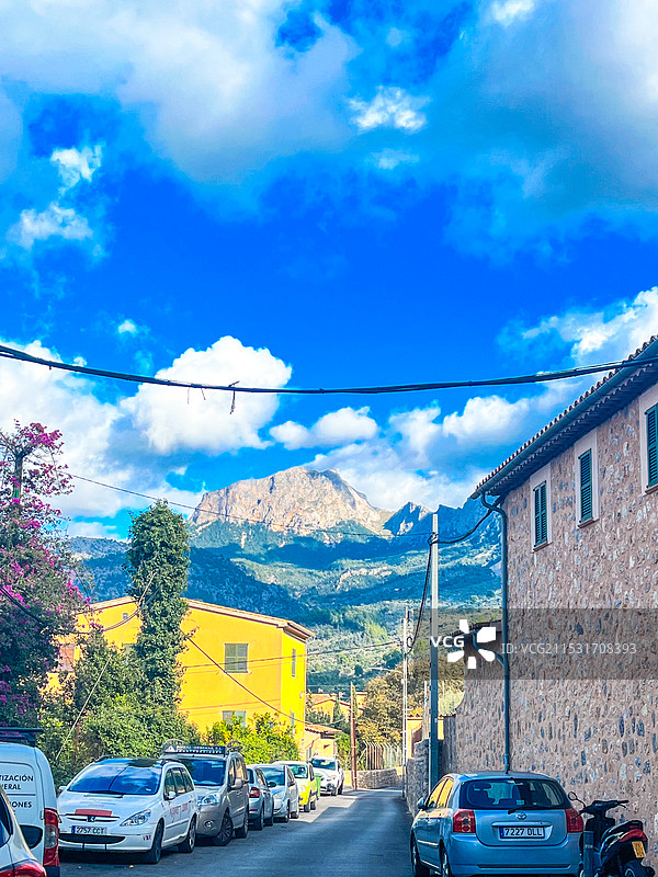 西班牙帕尔马马略卡-海边度假胜地图片素材