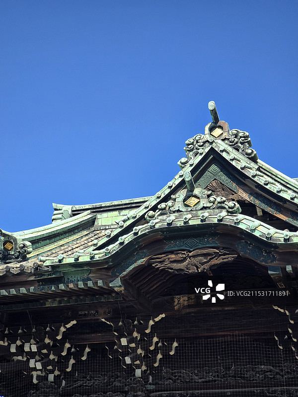 日本柴又帝释天题经寺图片素材