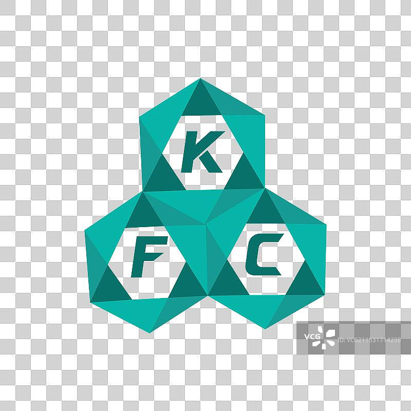 KFC创意极简字母标志 KFC独特图片素材